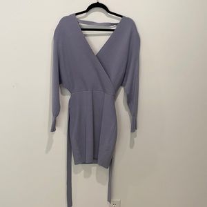 Amazon lavender batwing sweater dress